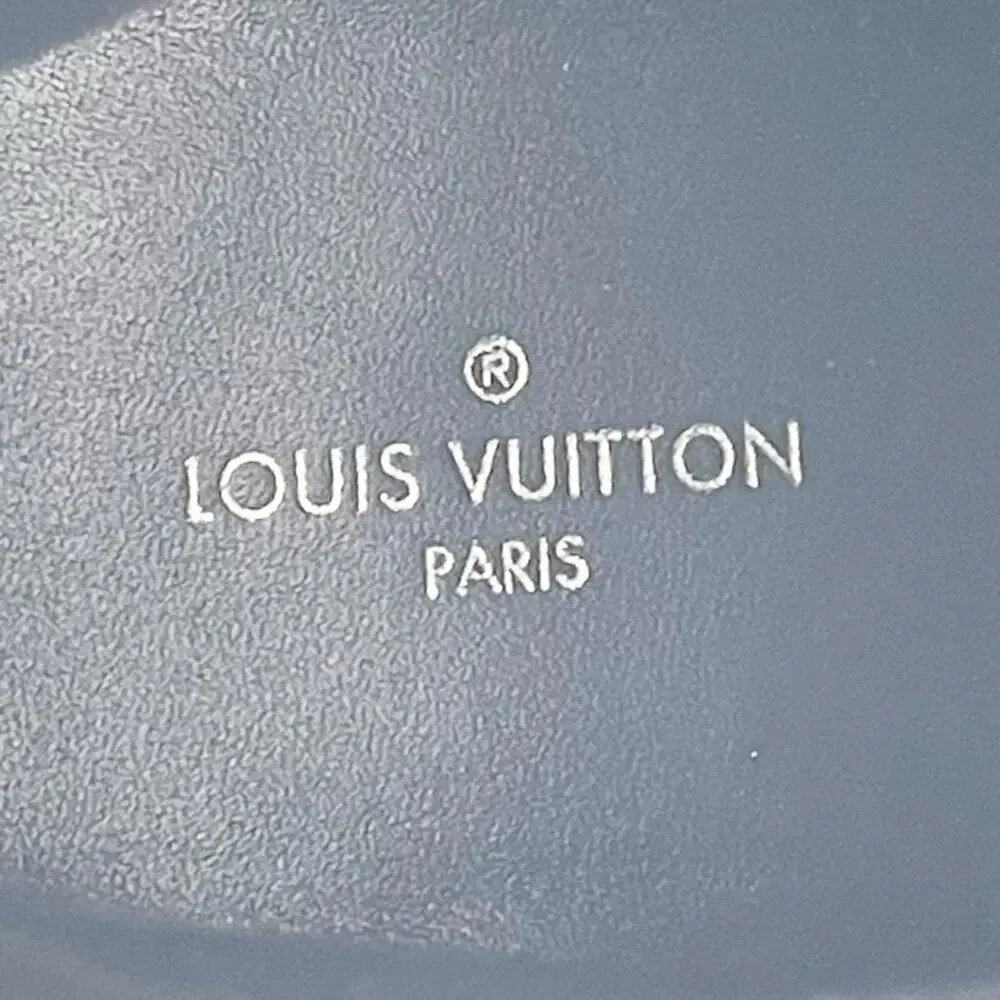 Louis Vuitton 2020 Bliss Black Leather Monogram LV Canvas Ankle Boots EU 37.5 - Picture 13 of 15